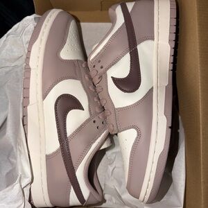 Nike Dunk Low in Plum Eclipse and White